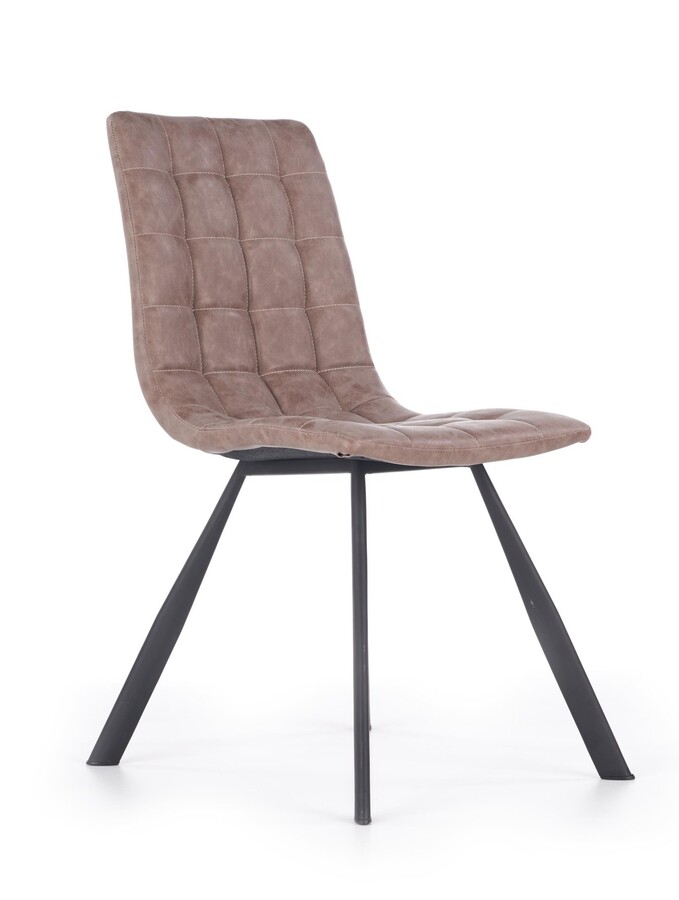 Стол - кафяв/черен