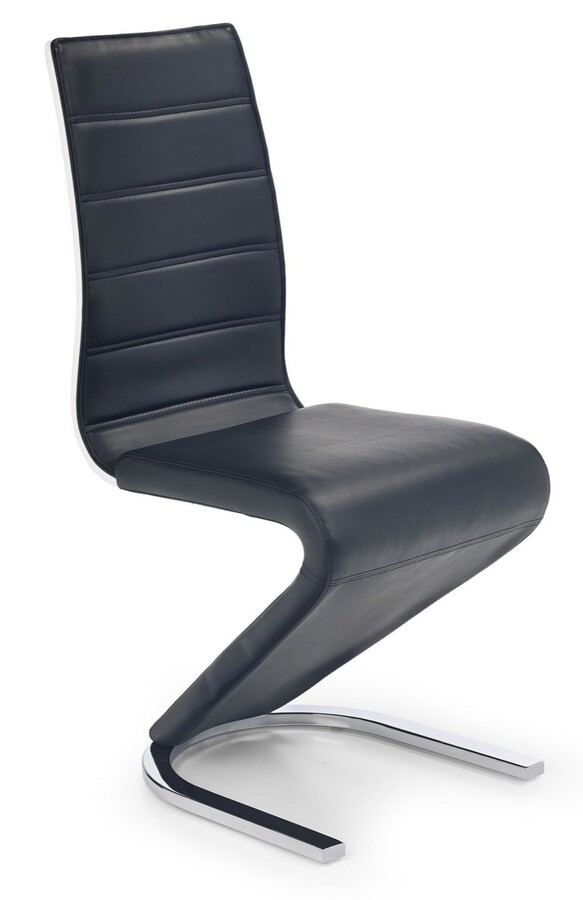 Стол - черен/бял