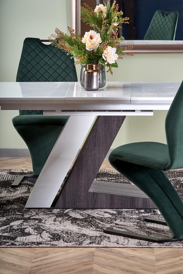 Тапициран стол – тъмнозелено