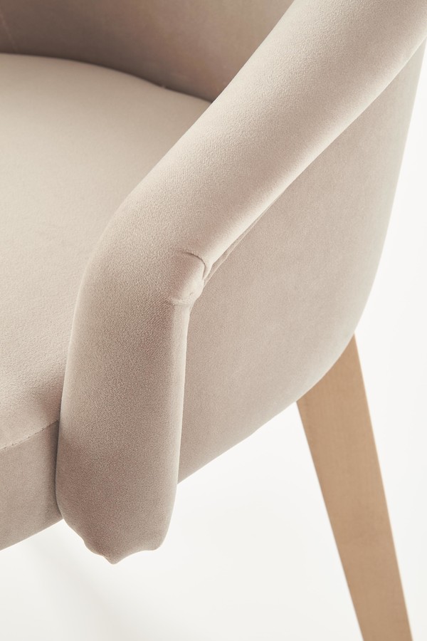 Стол – меден дъб / бежов