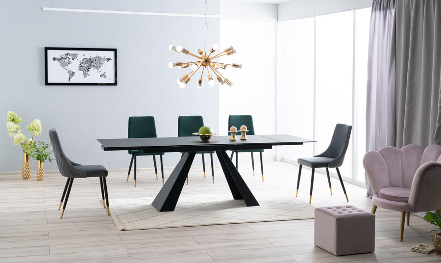 Кадифен стол – Зелен