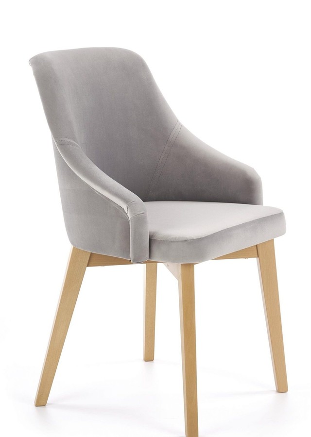 Стол - меден дъб / сив Стол – меден дъб / сив