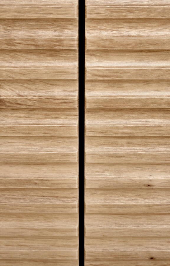 Скрин с 2 врати и чекмеджета – занаятчийски дъб/черен