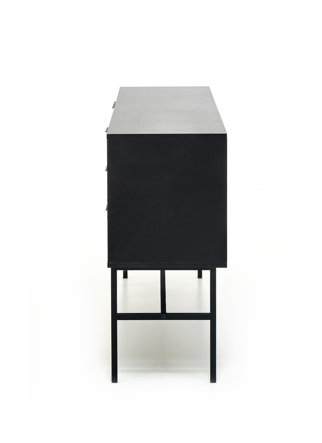 Скрин с 2 врати и чекмеджета – занаятчийски дъб/черен