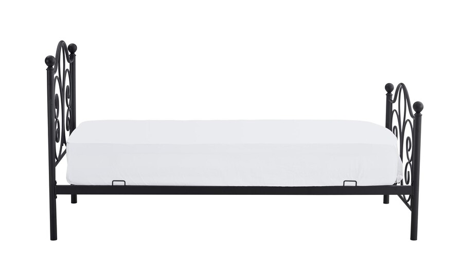 Метално легло 90х200 – черно