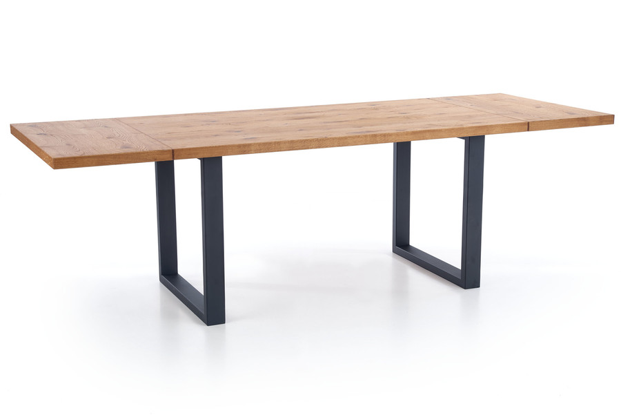 Разтегателна маса 160х90 – светъл дъб / черен