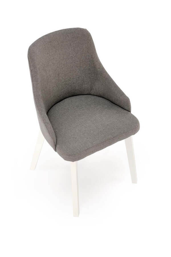 Стол – бял / светло сив