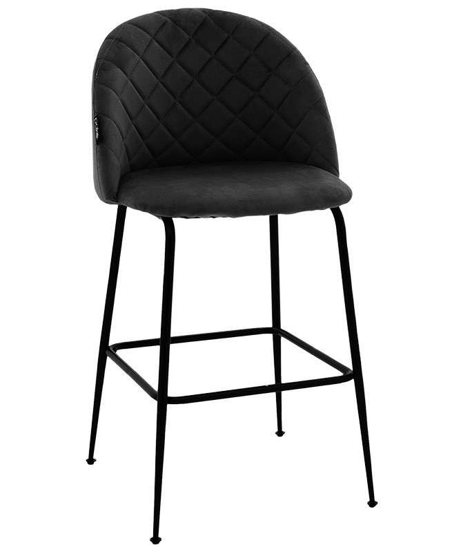 Бар стол черен цвят