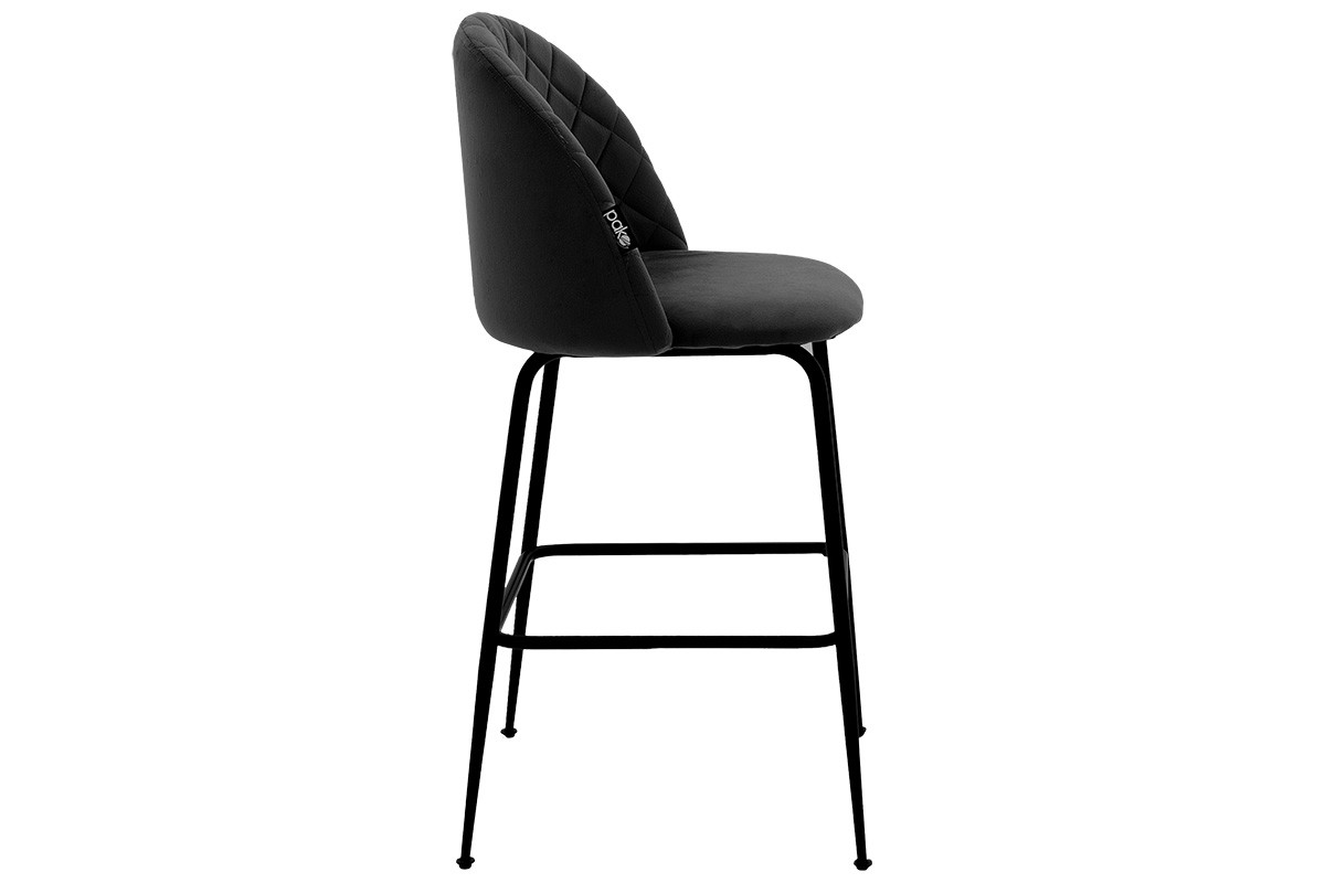 Бар стол черен цвят