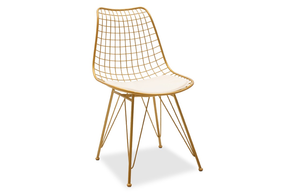 Стол златист цвят