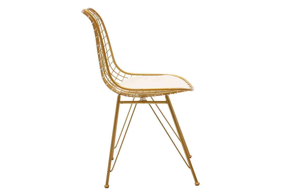 Стол златист цвят