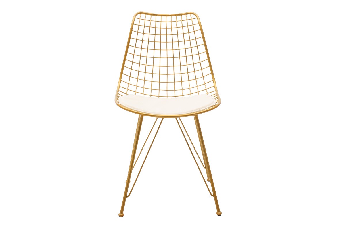 Стол златист цвят