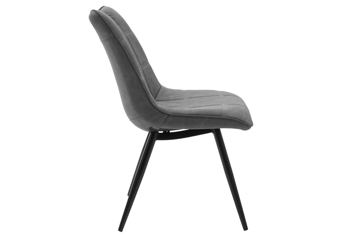 Стол цвят тъмно сив-черен