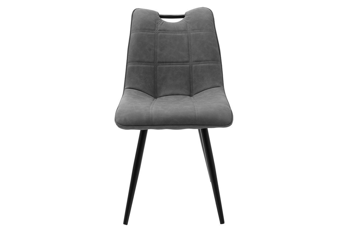 Стол цвят тъмно сив-черен