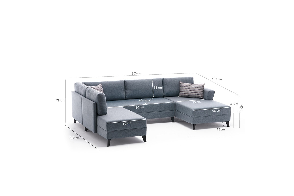 Универсален ъглов диван светло кафяв цвят