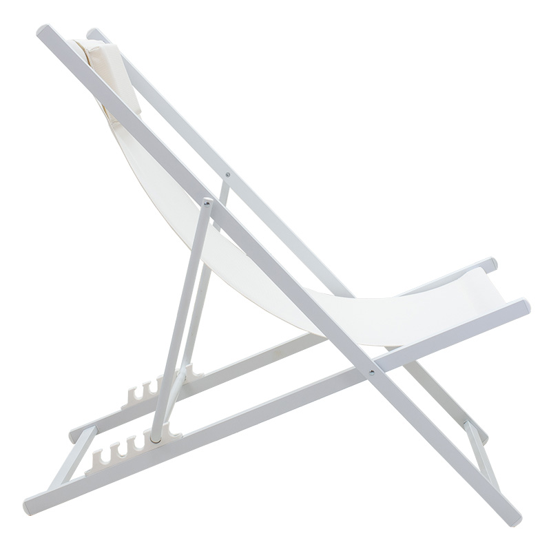 Сгъваем стол бял цвят