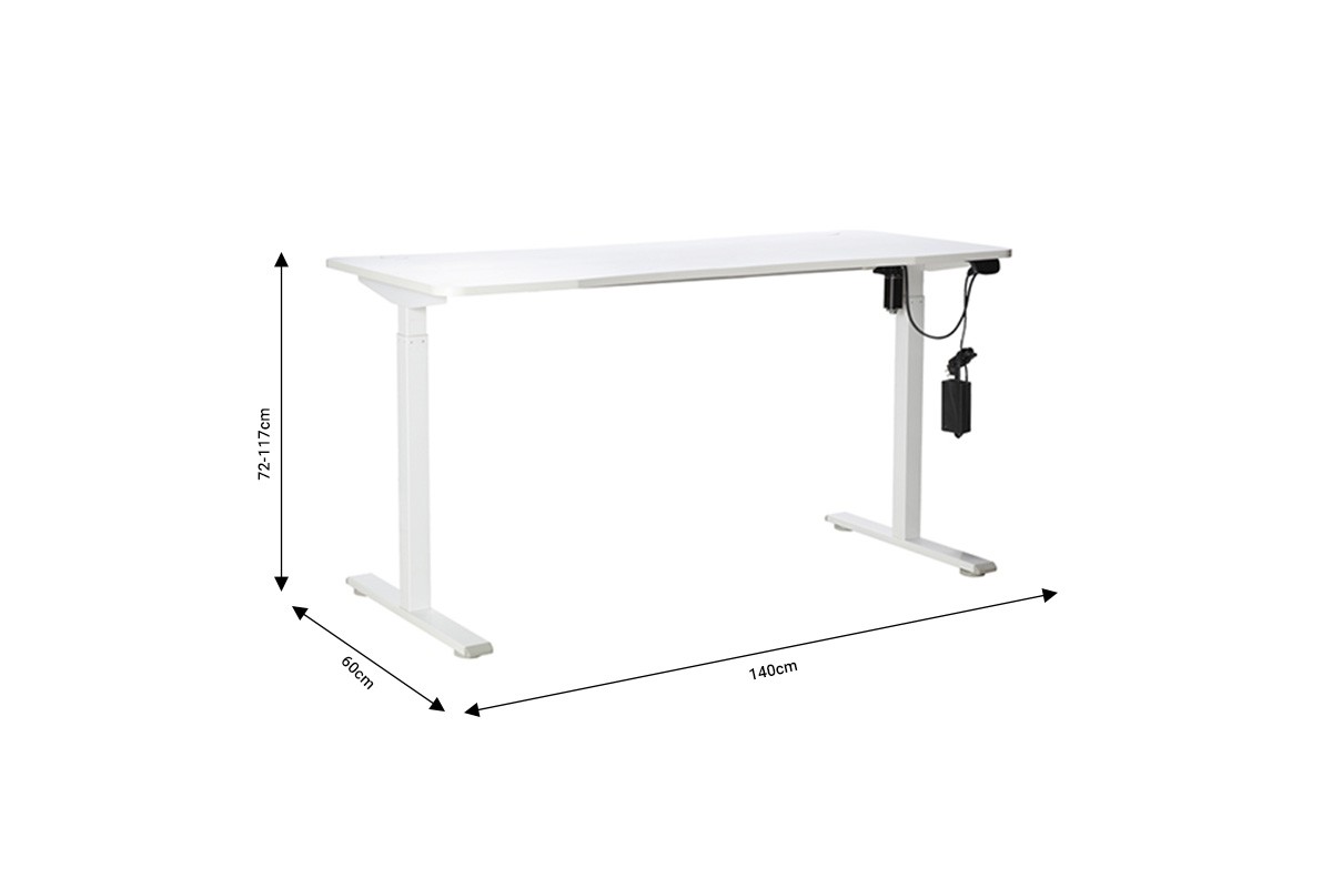 Бюро  бял цвят