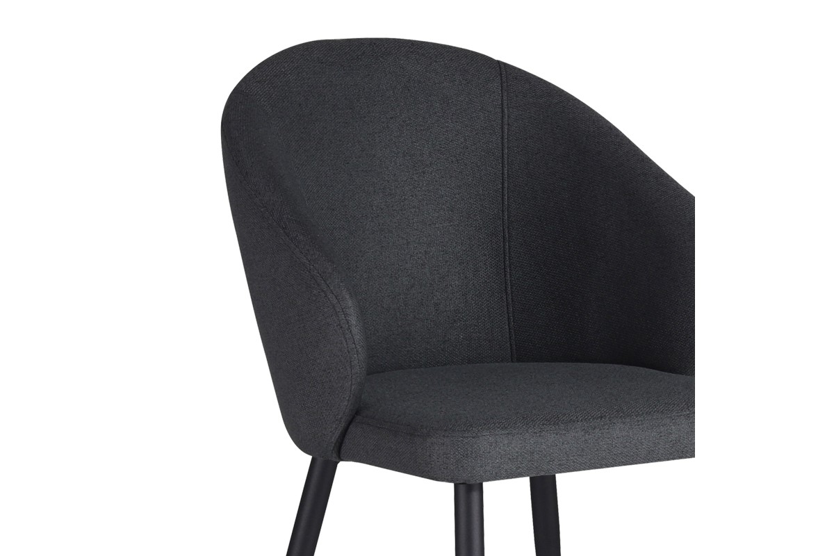 Кресло  тъмно сив цвят