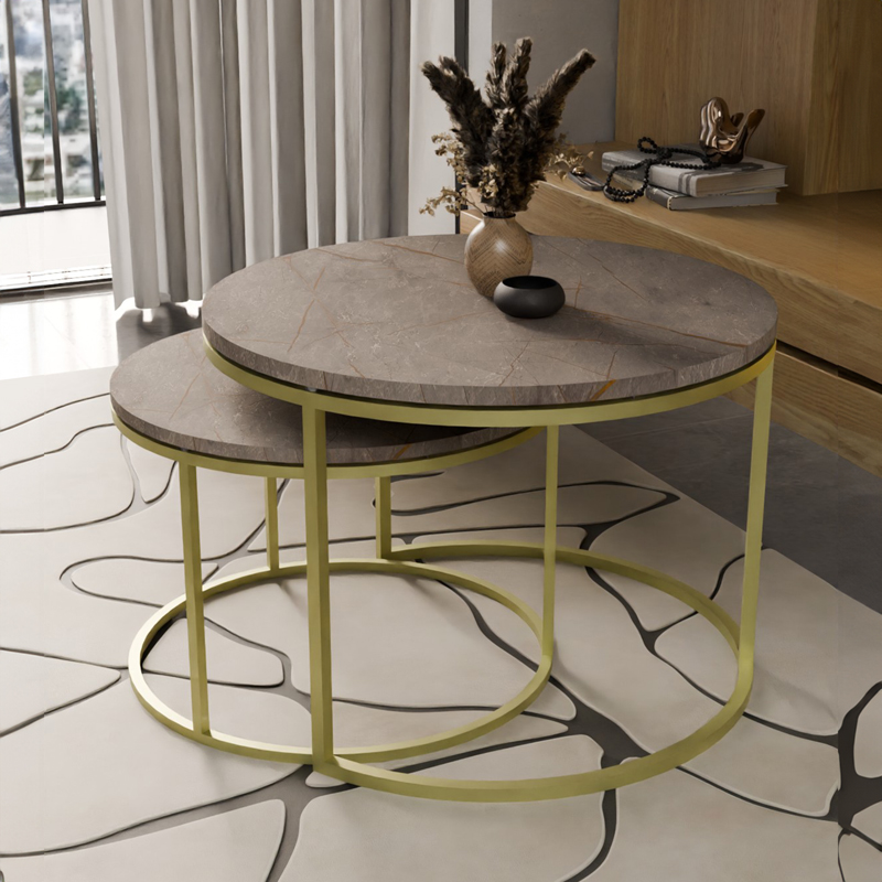 Холни маси  цвят сив мрамор