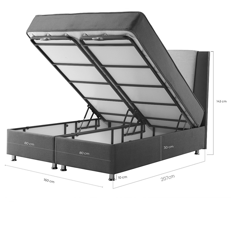 Легло  сив цвят