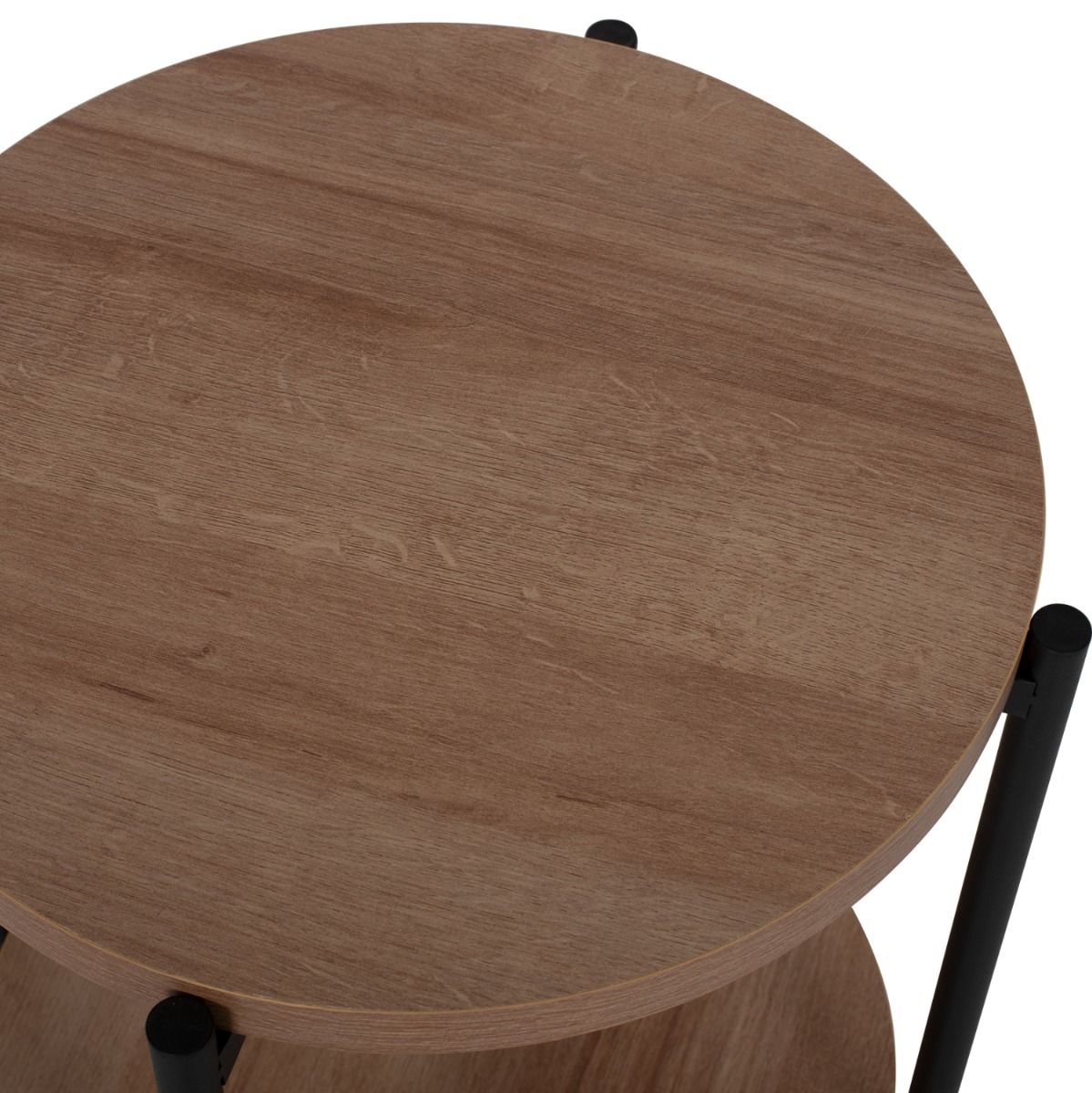 Помощна маса цвят натурал-черен