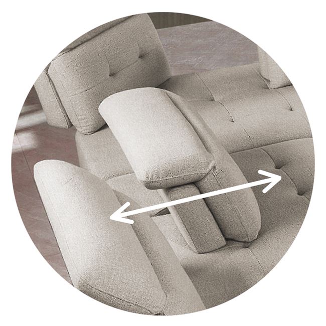 Диван десен ъгъл  бежов цвят