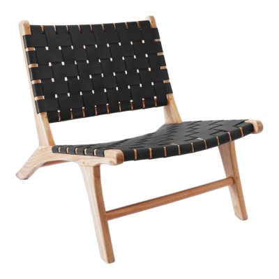 Стол цвят натурал-черен