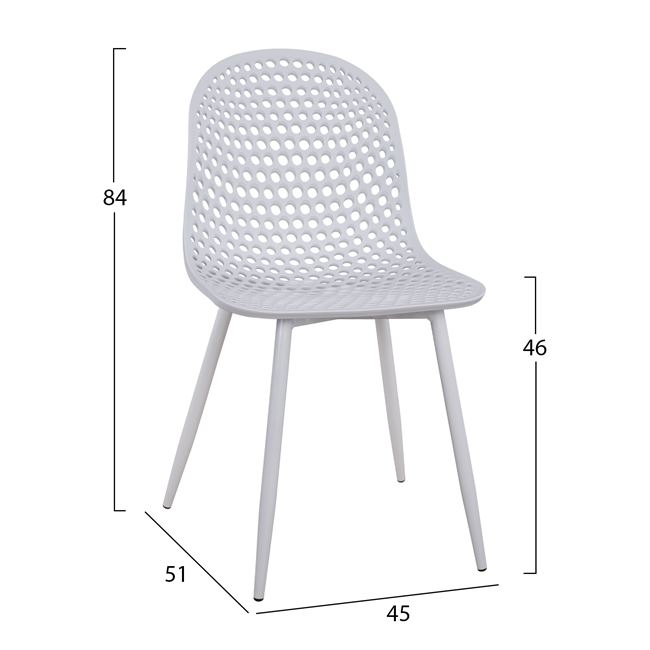 Стол бял цвят