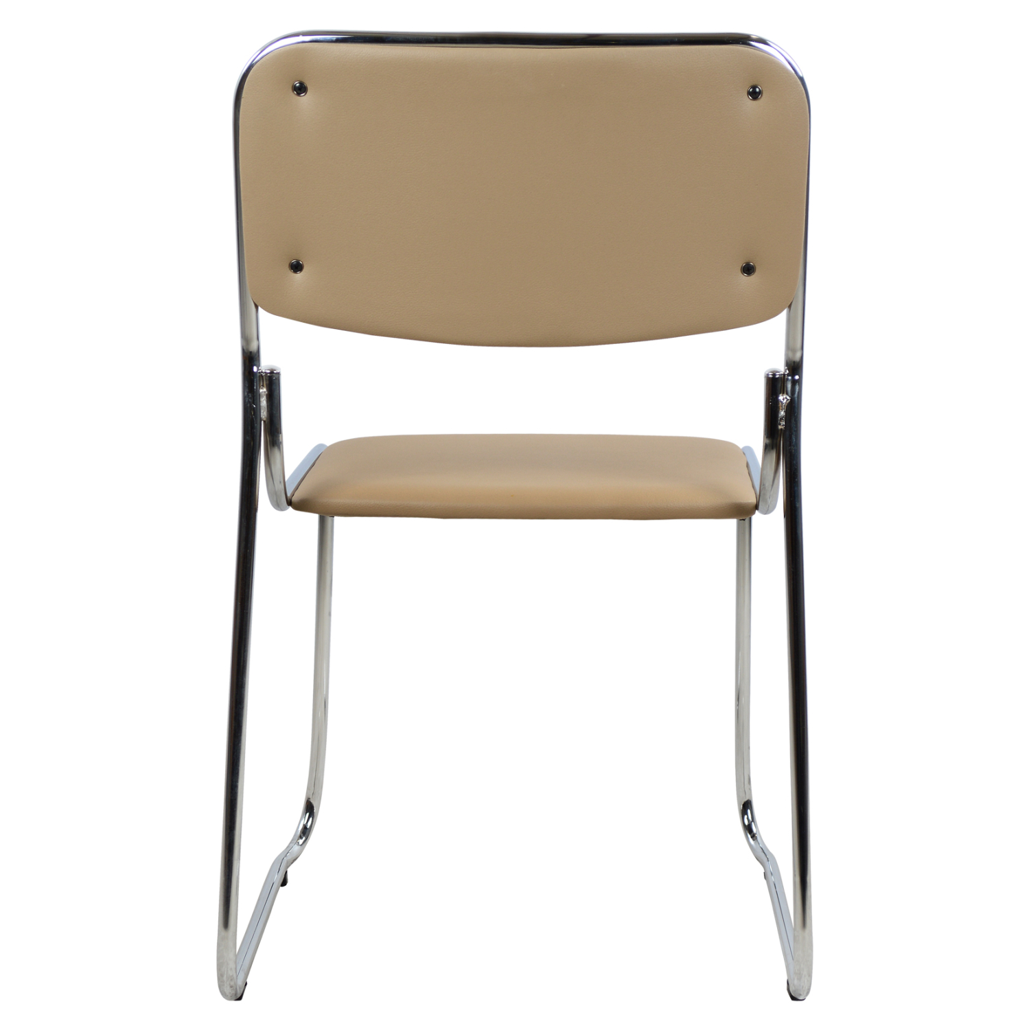 Посетителски стол цвят мока