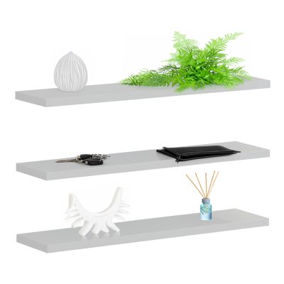 Стенни рафтове бял цвят