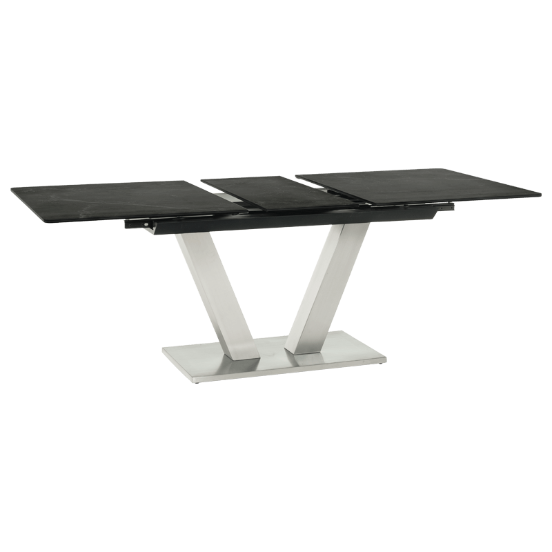 Разтегателна трапезна маса DUKLA – черна