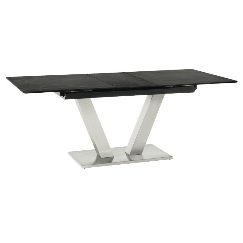 Разтегателна трапезна маса DUKLA – черна