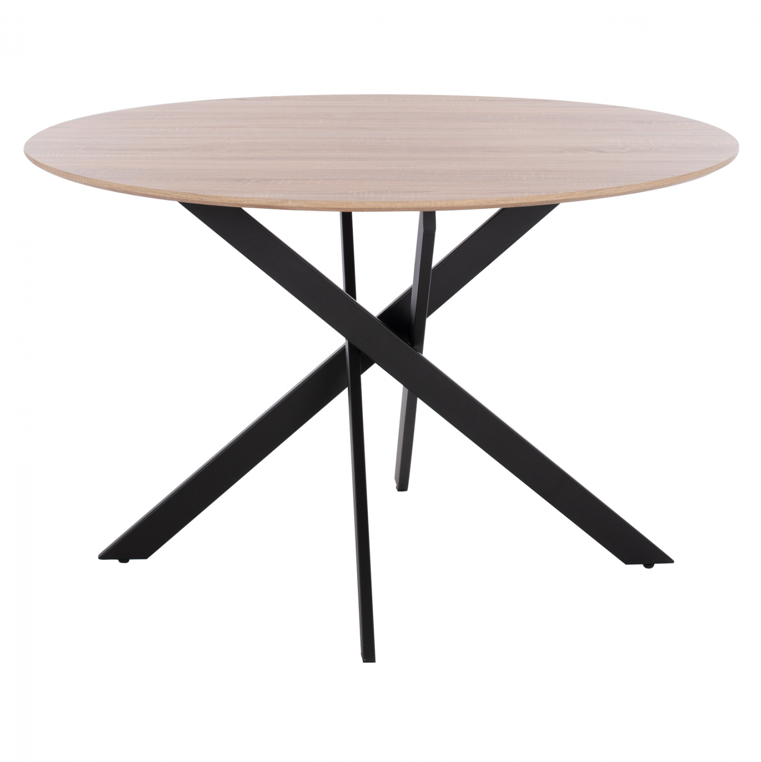 Маса цвят сонама с черни крака