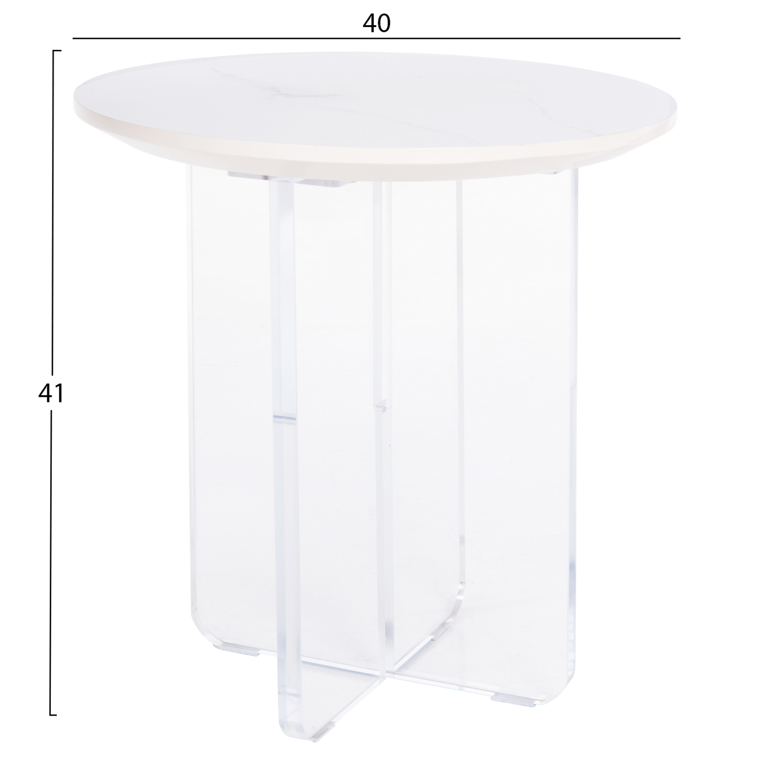 Холна маса цвят бял мрамор