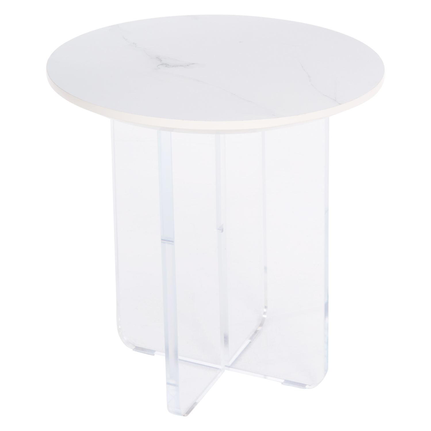 Холна маса цвят бял мрамор