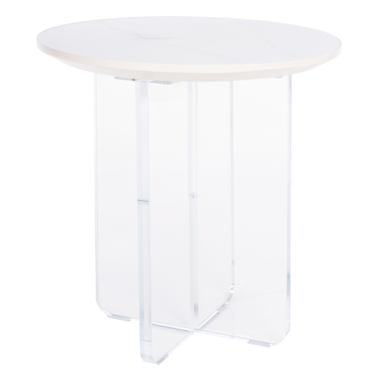 Холна маса цвят бял мрамор