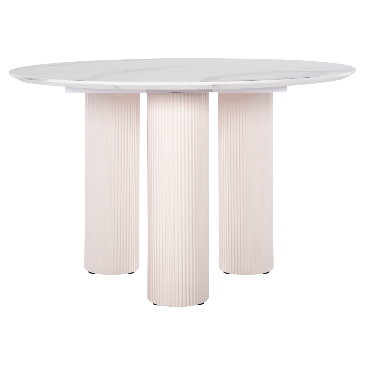 Маса Ф120 – цвят бял мрамор