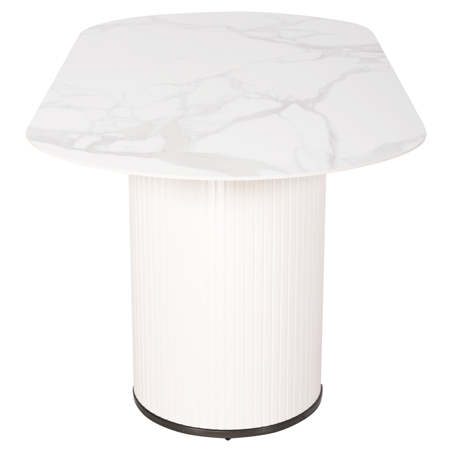 Маса цвят бял мрамор