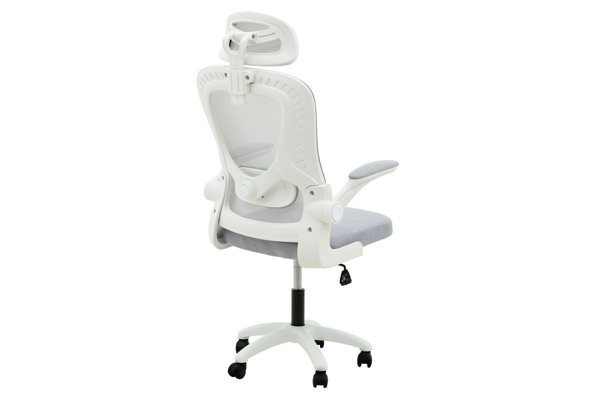 Офис стол светло сив цвят