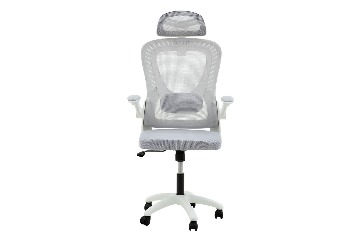 Офис стол светло сив цвят