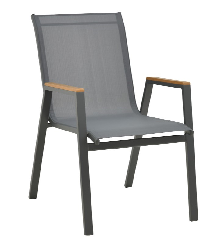 Кресло тъмно сив цвят