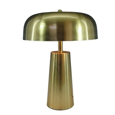 Настолна лампа златист цвят