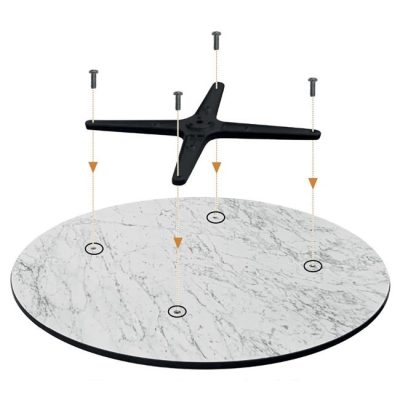 Плот за маса 60x80 - цвят мрамор