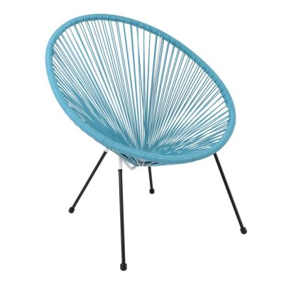 Кресло син цвят