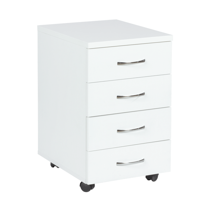 Офис контейнер с 4 чекмеджета - бял Офис контейнер с 4 чекмеджета Премиум – бял