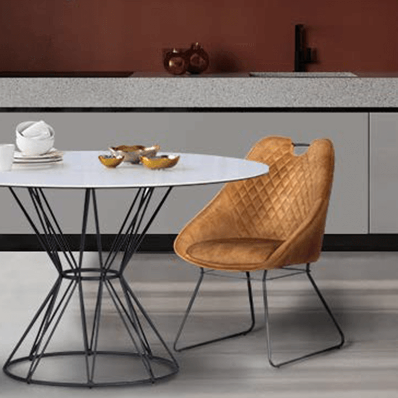 Трапезен стол GEDLING – оранжев MJ 1