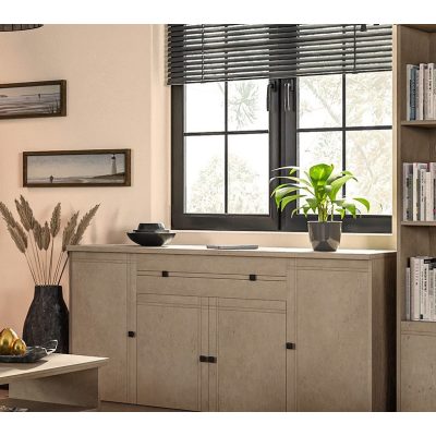 Бюфет цвят натурал