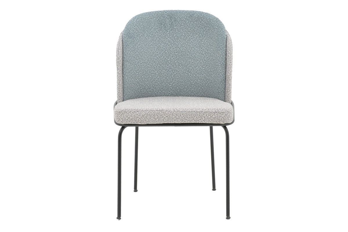 Стол букле цвят сив-светло син