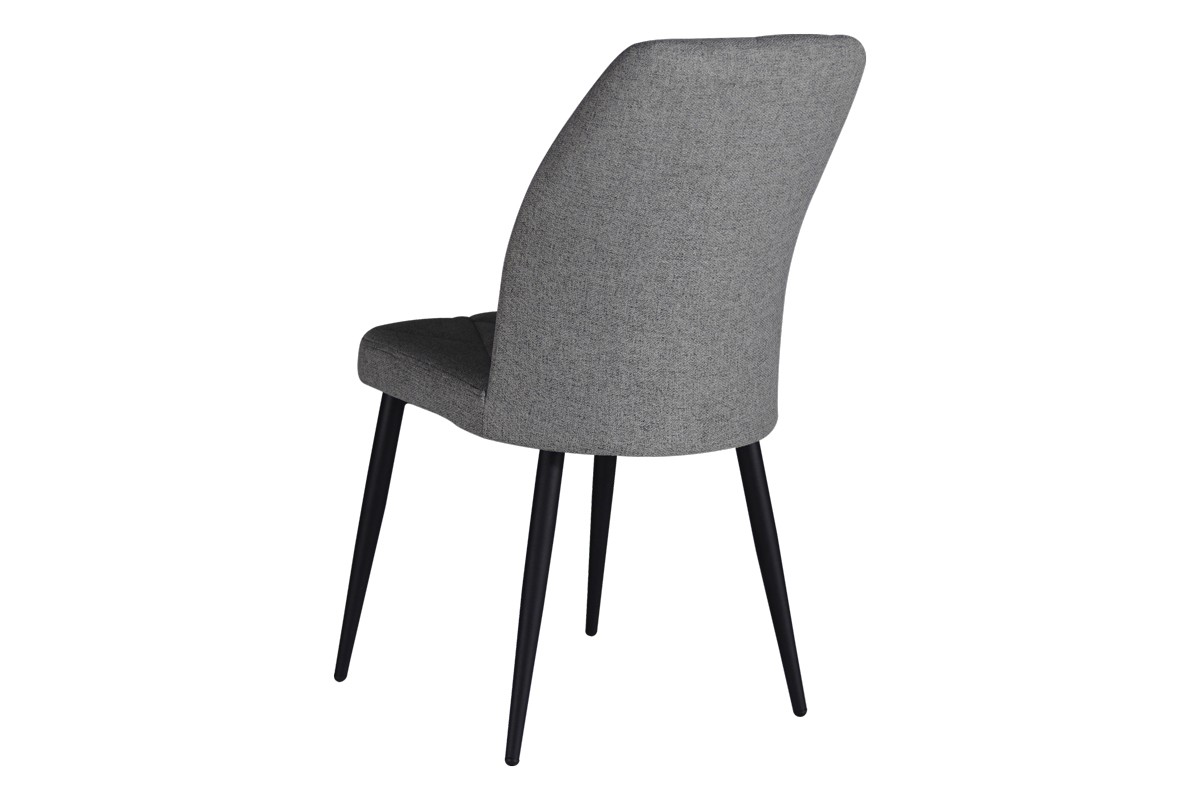 Стол цвят сив-черен