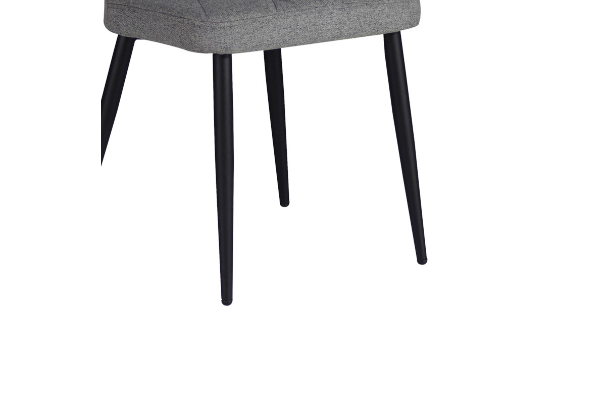 Стол цвят сив-черен